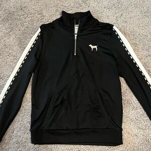 PINK Pullover Long Sleeve Women S Black, White and Rose Gold